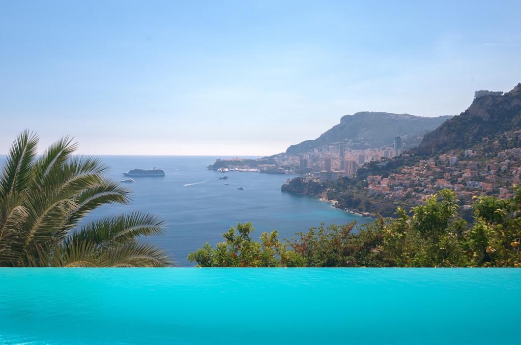 Luxurious Villa Overlooking Monaco Rocabruna Exterior foto