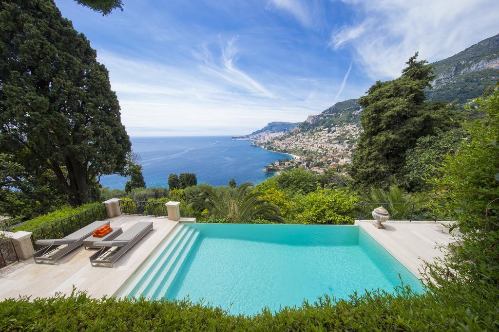 Luxurious Villa Overlooking Monaco Rocabruna Exterior foto