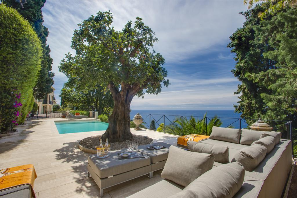Luxurious Villa Overlooking Monaco Rocabruna Exterior foto