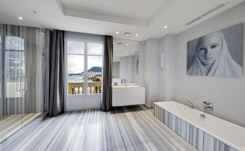 Luxurious Villa Overlooking Monaco Rocabruna Exterior foto